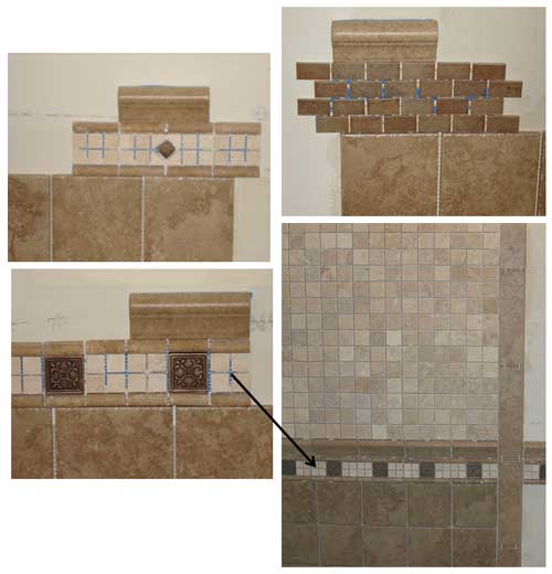 Even the wall tile required many design decisions