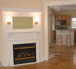 Many homes have a firepace in their living room or family room