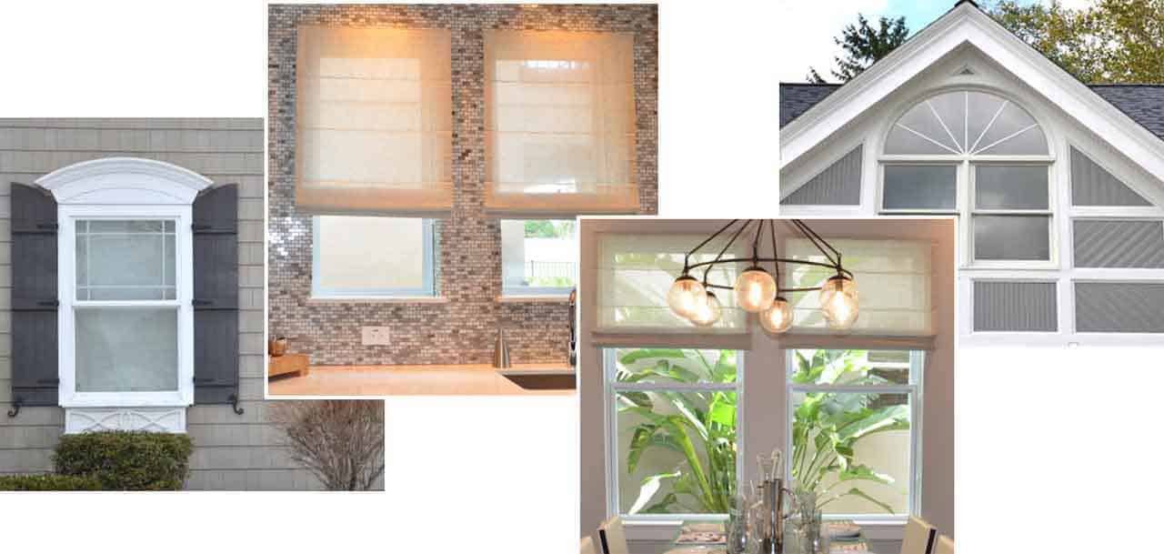 pick the window sizes, styles & shapes that you like & suit your home's personality