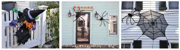 decorating front doors are a Halloween tradition