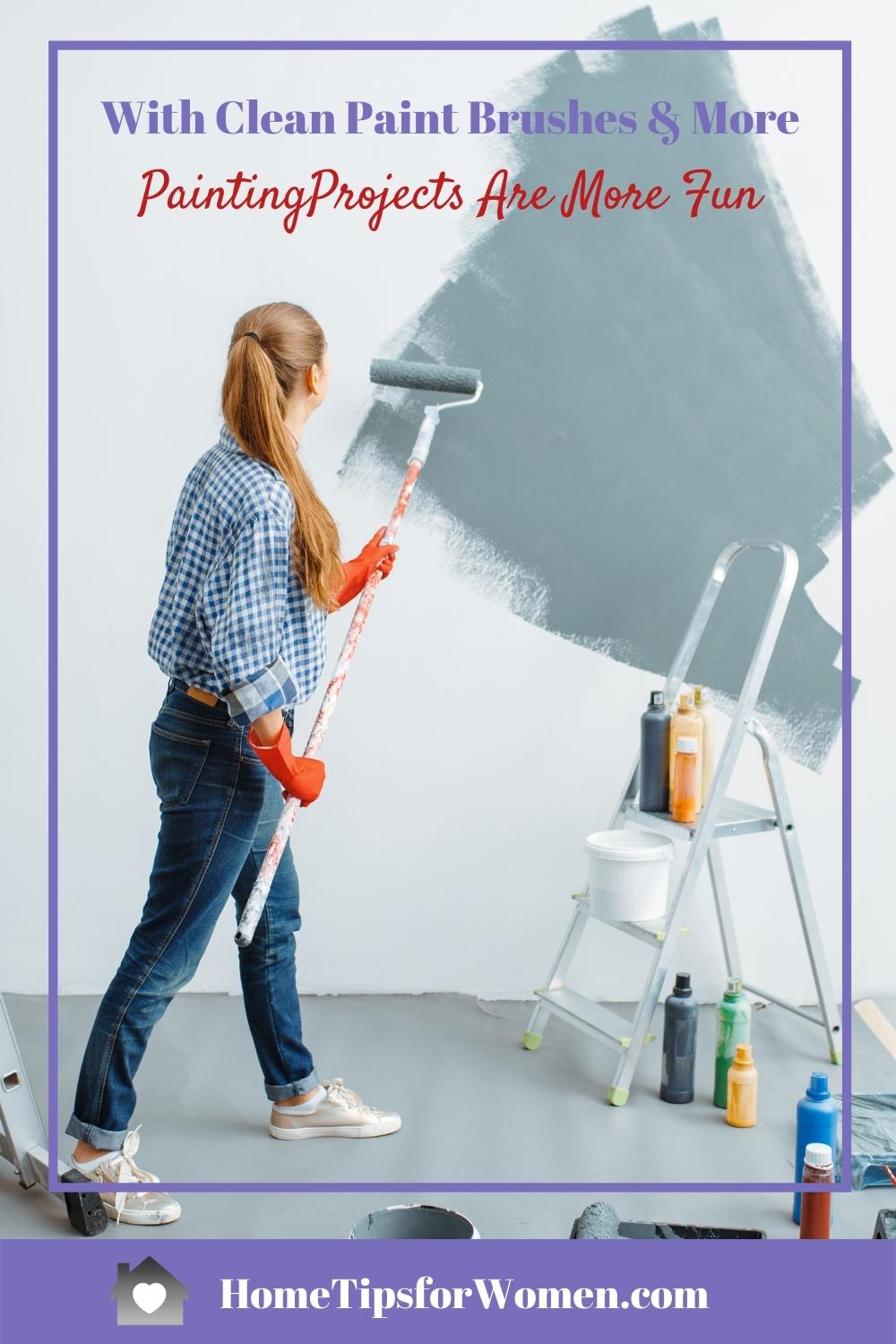 How to Clean Paint Brushes, Part 1 Home Tips for Women