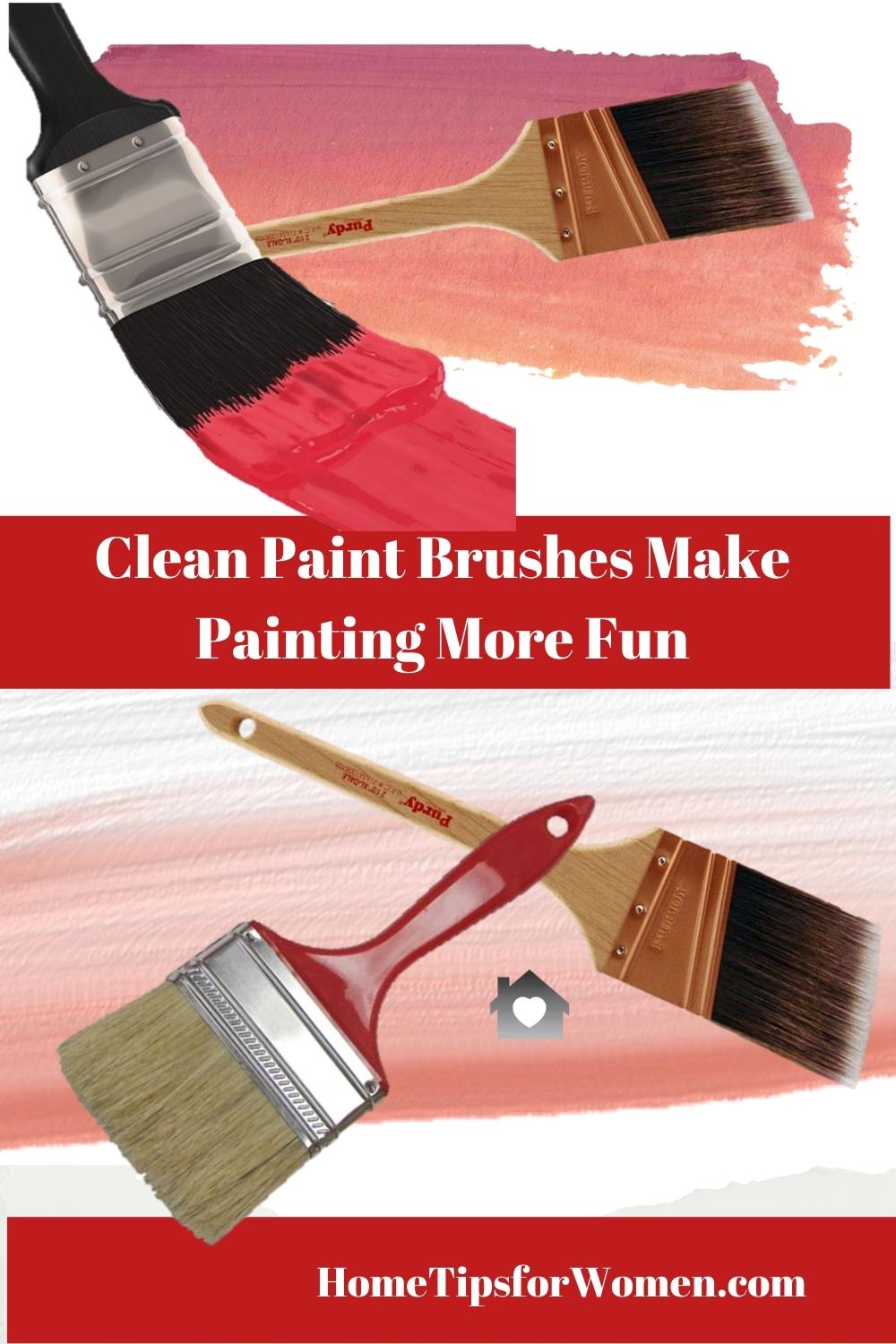 How to Clean Paint Brushes, Part 1 Home Tips for Women