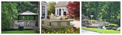 low maintenance means materials that need less work over time like Azek decking