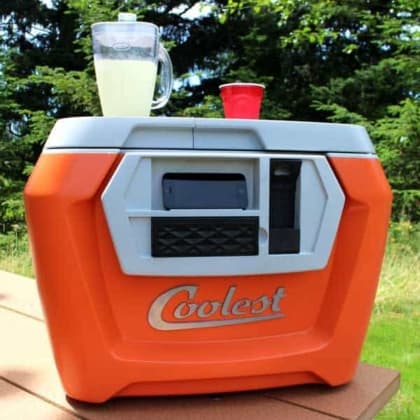 more than a cooler, it's a kitchen on wheels