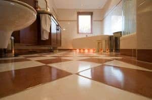 tile flooring is popular in bathrooms 