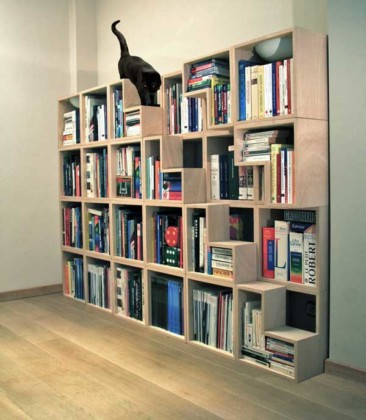 create a cat friendly house with this lovely bookcase