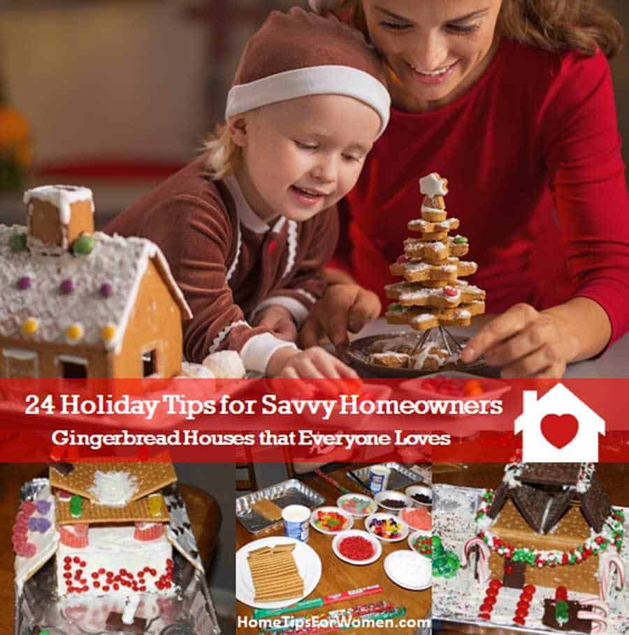 gingerbread houses are a great holiday activity for all ages