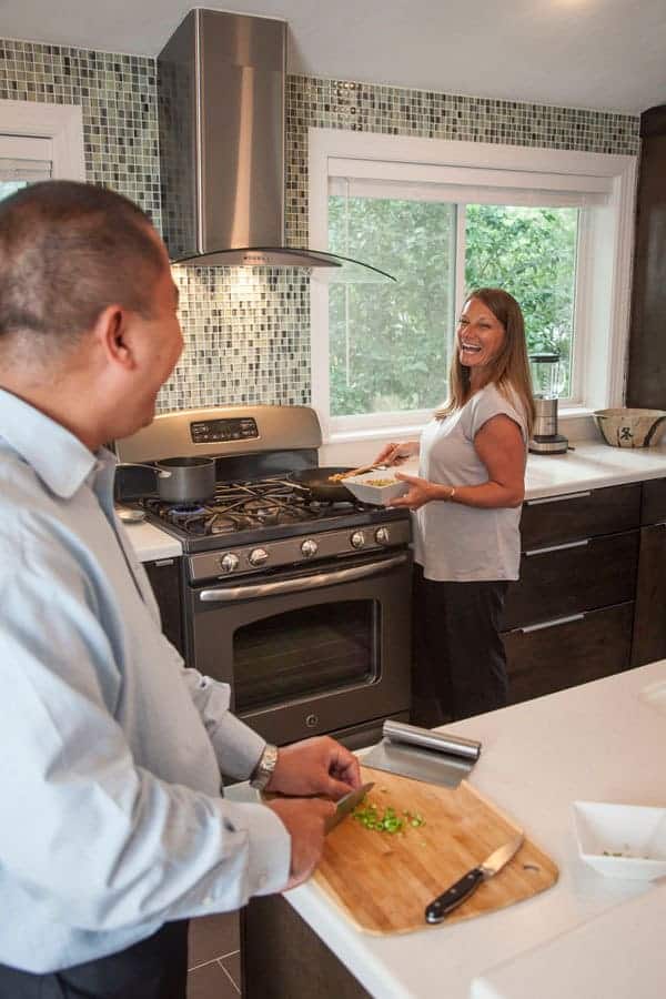 GE has created a full range of slate appliances like this stove