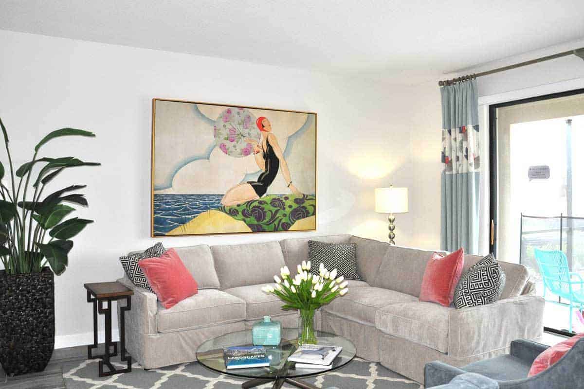 refresh your space by moving furniture & art around in your home, one room at a time