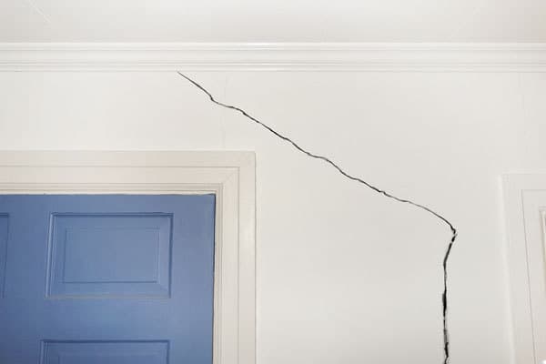 depending on the size of the crack, plaster home repair may be possible