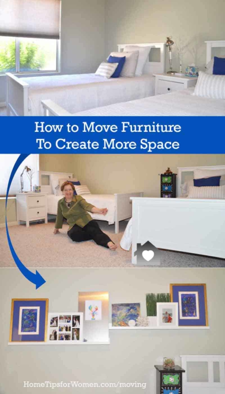 How to Move Furniture to Create More Space Home Tips for Women