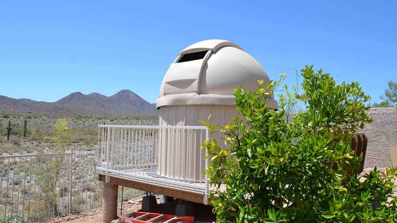 my husband's idea of the perfect backyard is one with an observatory but I'm still collecting & sorting out my backyard ideas