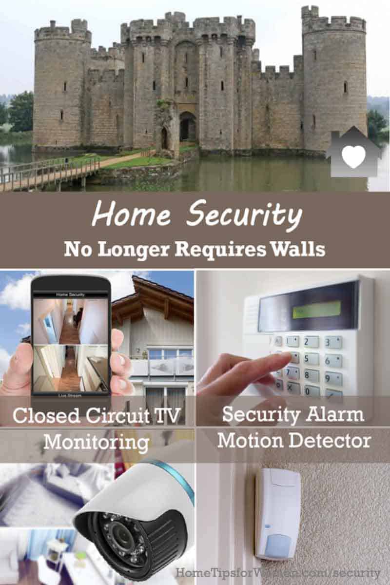 home security is a lot easier today because you don't need to build walls or moats, LOL