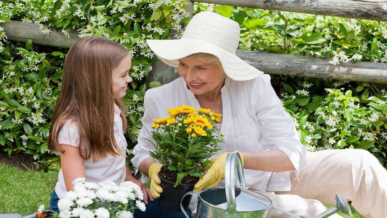 aging in place allows seniors to live near friends & family, and continue enjoying their favorite hobbies like gardening