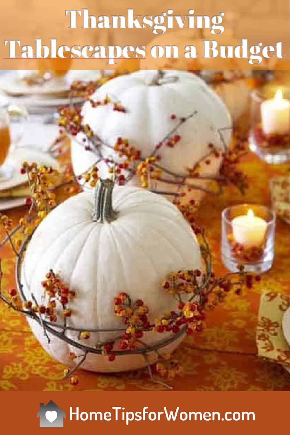 Thanksgiving Tablescapes on a Budget - Home Tips for Women