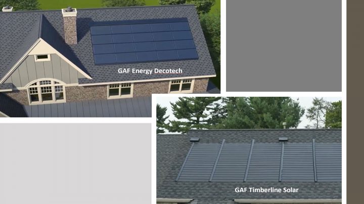 New solar roofing that's integrated with traditional shingles & no brackets to worry about ...