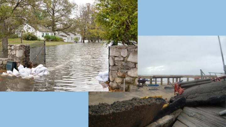 Damage caused by Hurricane Sandy to the coastline & inland flooding too ...