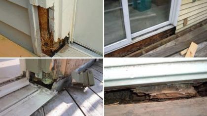 Water & Wood Rot: Repair Rotted Wood DOOR Bottom - Home Tips for Women