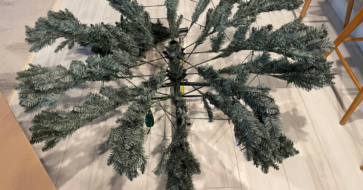 How Fluffing an Artificial Christmas Tree Makes It Look Full & Natural