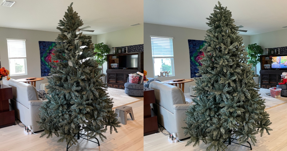 How Fluffing an Artificial Christmas Tree Makes It Look Full & Natural Home Tips for Women