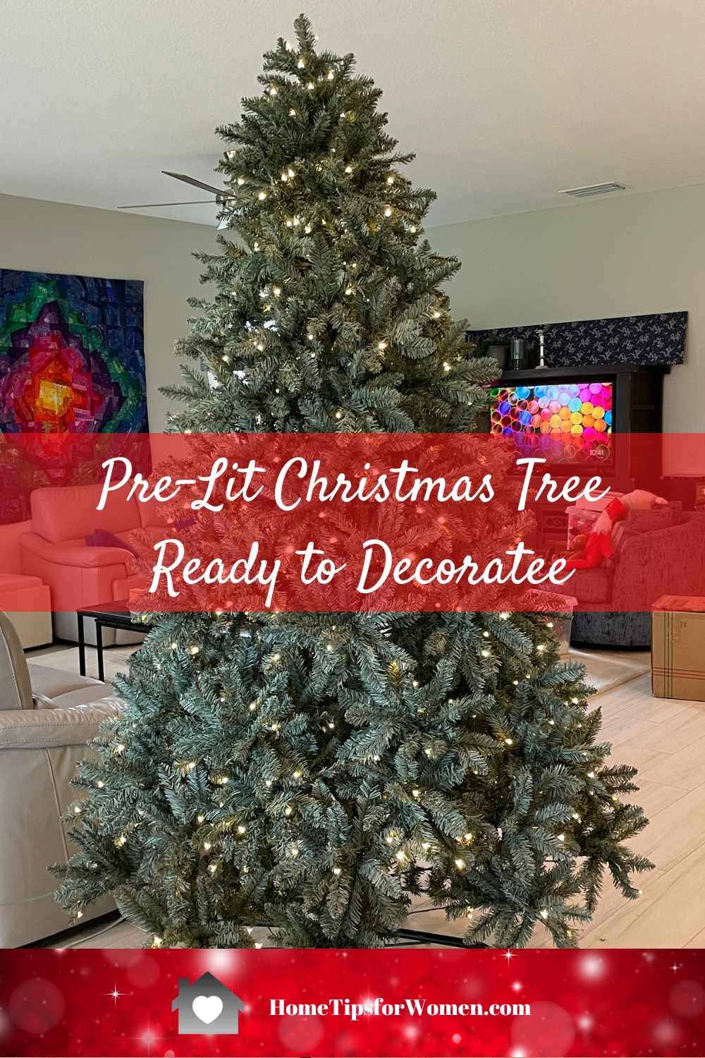 How Fluffing an Artificial Christmas Tree Makes It Look Full & Natural