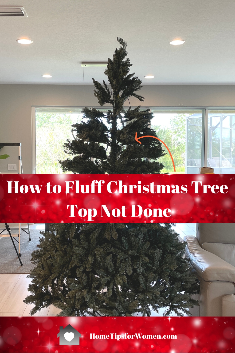 How Fluffing an Artificial Christmas Tree Makes It Look Full & Natural Home Tips for Women